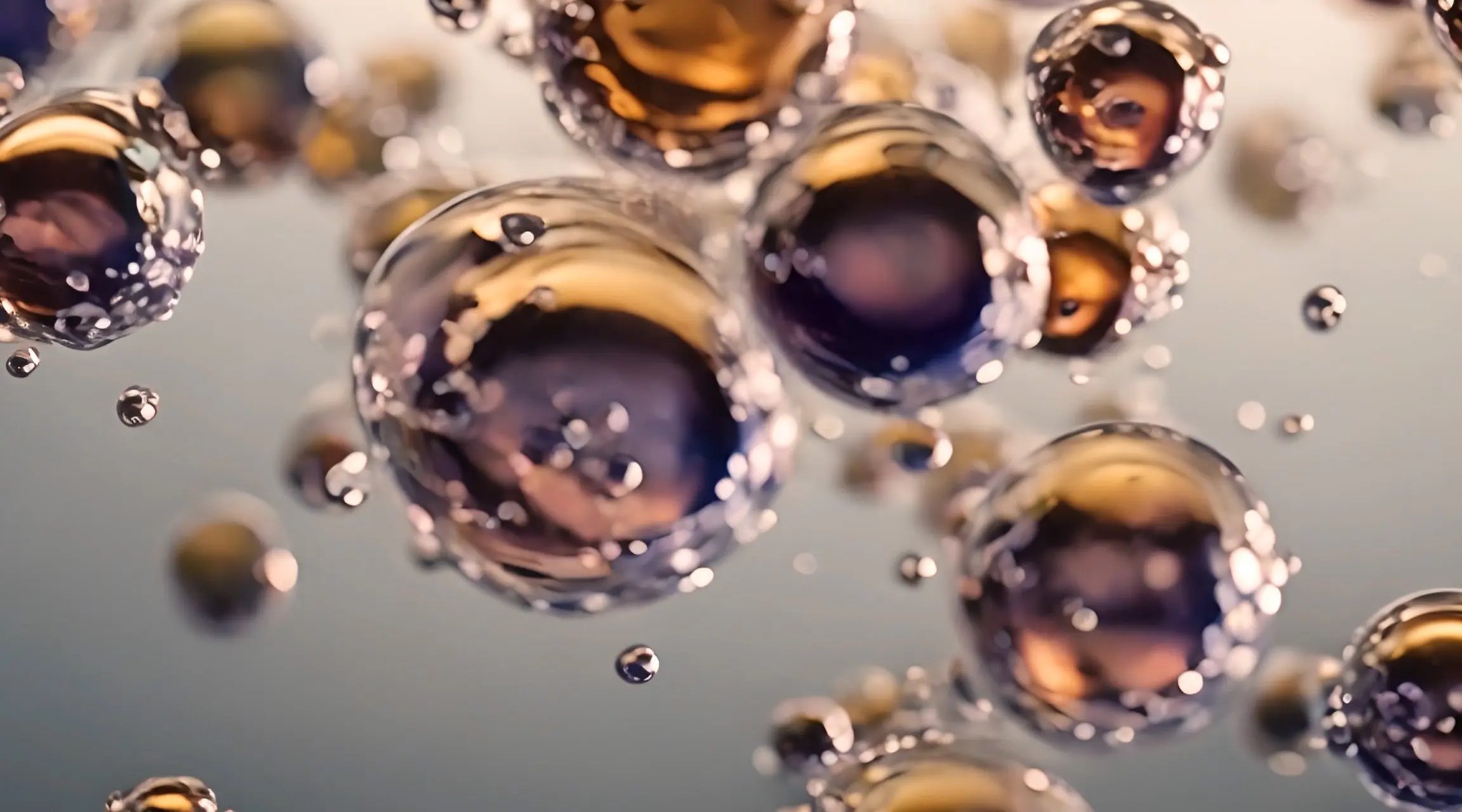 Elegant Aerial Droplets Captivating Video Backdrop